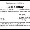 Sontag Rudolf 1913-1998 Todesanzeige